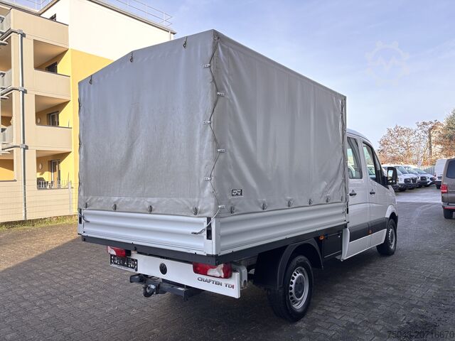 Curtain sider van VW Crafter 35 Doka*Plane*34Tkm*1.Hand*Top