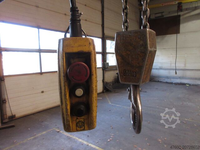 Pillar slewing crane, slewing crane, chain hoist Vetter Kran Drehkran Hallenkran 500KG PS32 NL 500Kg 0,5t L 4m + Kettenzug H3,2