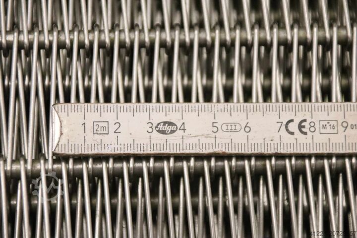 Conveyor belt, link belt, stainless steel, 3 rollers Costacurta VICO FLEX Breite 1065 mm