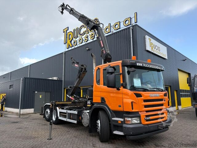Systém ramene s hákem Scania P360 + HIAB 111BS-2 DUO + 6X2 + HOOKSYTEM + EUR...