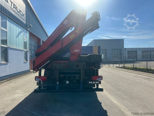 Autocarro con cassone fisso MAN 18.340 TGM BL HMF 1030 K3 nbedienung