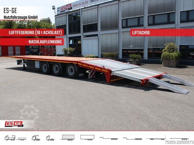 Semirreboque com plataforma de trabalho ES-GE 3-Achs Megatrailer, hydr. Heckabsenkung, 1xgel.