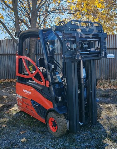 Elétrico 3 rodas Linde E16L-02 / 86% batt/ 4.14m