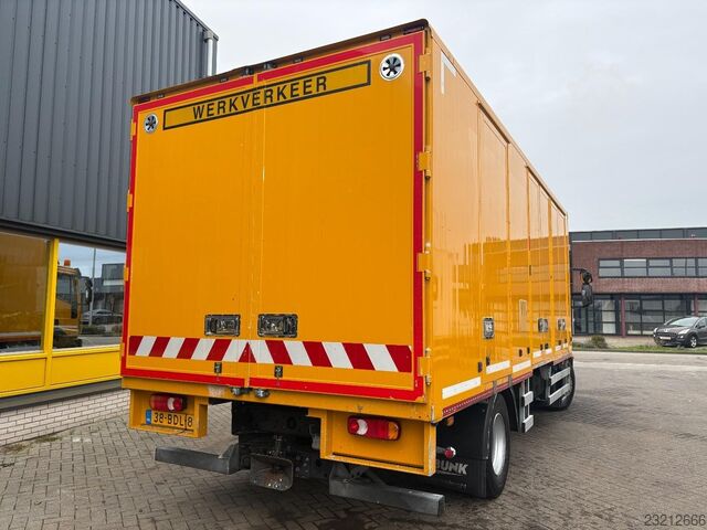 Iveco Eurocargo 120E25 + YAN KAPILAR + MANUEL + 12 ton + 136.032 km + EURO 6 TR2113 Iveco Eurocargo 120E25 + ZIJDEUREN + MANUAL + 12t + 1...