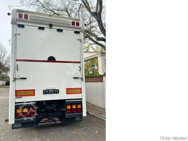 Furgon SCANIA Scania P310 6 Pferde Popout Wohnmobilzulassung