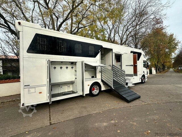 Furgon SCANIA Scania P310 6 Pferde Popout Wohnmobilzulassung