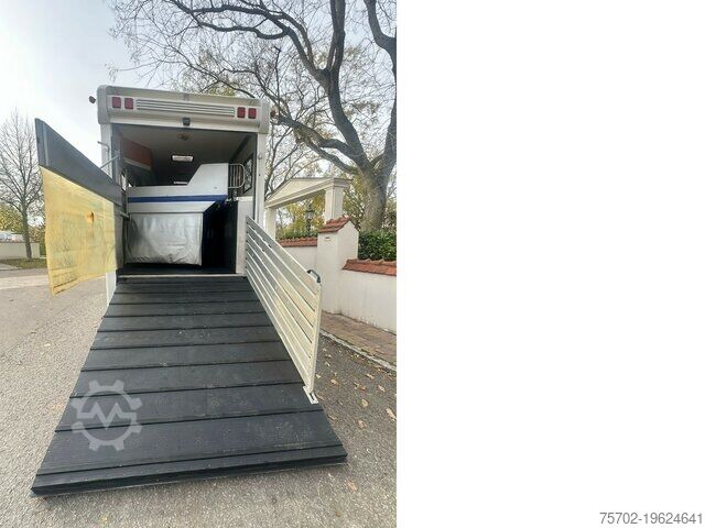 Furgon SCANIA Scania P310 6 Pferde Popout Wohnmobilzulassung