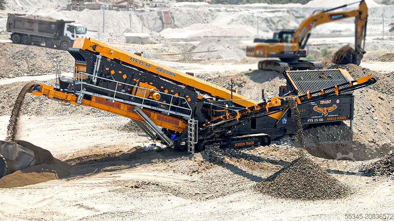 écran mobile FABO Mobile Screening Plant Mobile Screening Plant FTS-1560