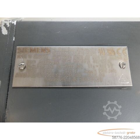 Steuerung Siemens 1FT6108-8AC71-3EB1 Servomotor SN: YFNN14040902001