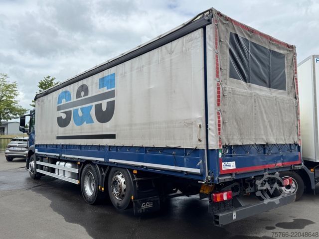 Camião plataforma com lona MERCEDES-BENZ ANTOS 2536 L /LENKACHSE / EDSCHA / RADSTAND 5,5m