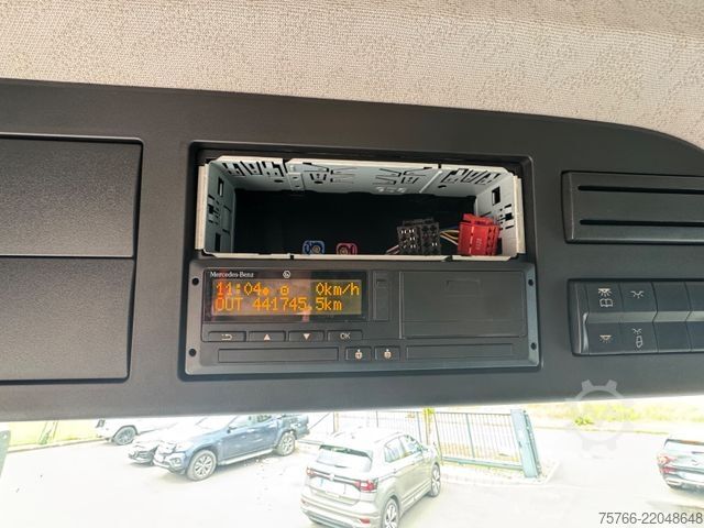 Camião plataforma com lona MERCEDES-BENZ ANTOS 2536 L /LENKACHSE / EDSCHA / RADSTAND 5,5m