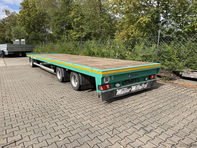 Alacsony rakodószintű pótkocsi Müller-Mitteltal TP 24,0  3 Achs Jumbo Prischen 9,40 m, Wenig Benutzt