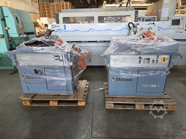 Edge banding machine for curved edges HEBROCK AKV088D