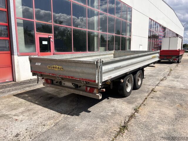 Remolque volquete trilateral Humbaur htk105024  Tandemkipper- Tieflader