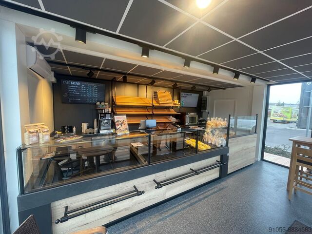 Bakery container Backshop DUO system Modurazell Bäckereipavillion