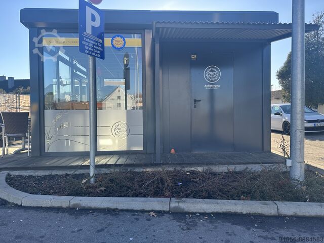 Bakery container Backshop DUO system Modurazell Bäckereipavillion