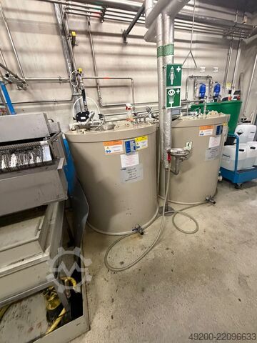 Planta industrial de tratamiento de agua H2O GmbH VACUDEST L