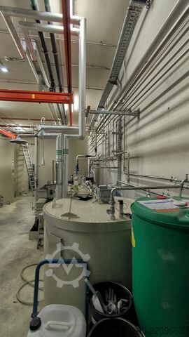 Planta industrial de tratamiento de agua H2O GmbH VACUDEST L