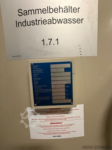 Planta industrial de tratamiento de agua H2O GmbH VACUDEST L