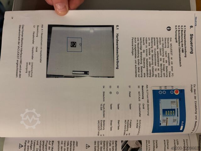 Planta industrial de tratamiento de agua H2O GmbH VACUDEST L