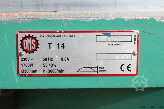 Gérvágó fűrész OMS T14 220V