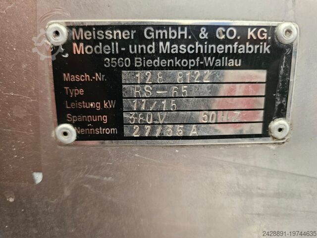 Industriële snijder Meissner RS-65