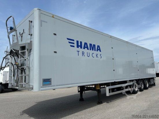 Walking floor semitrailer KNAPEN K100/KT01, 10 MM, LIFTACHSE, ROLLPLANE, FUNK