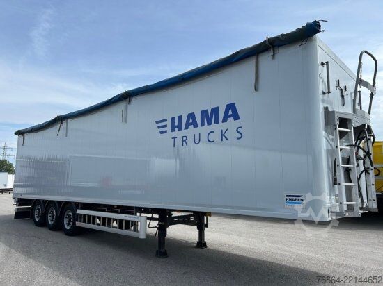 Walking floor semitrailer KNAPEN K100/KT01, 10 MM, LIFTACHSE, ROLLPLANE, FUNK