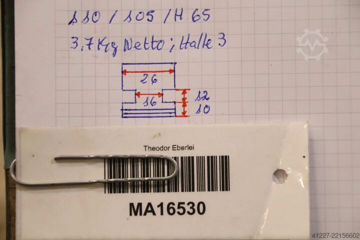 Cserélhető pofák négy pofás tokmányhoz unbekannt Breite 26 mm