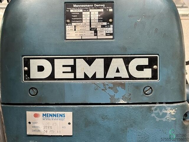 Ανυψωτικό μηχάνημα Demag 2000kg 1990 Demag 
