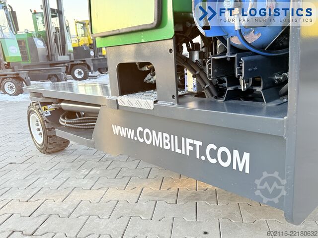 čtyřcestný vysokozdvižný vozík Combilift C4000 GAS TRIPLEX 5550 FREE LIFT CABIN