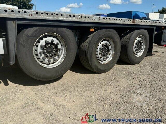 Plattform Auflieger Schmitz SCS24 Plattform Liftachse 33t. Nutzlast TÜV09-26