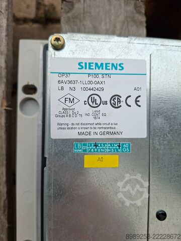 Operator Panel Siemens 6AV3 637-1LL00-0AX1