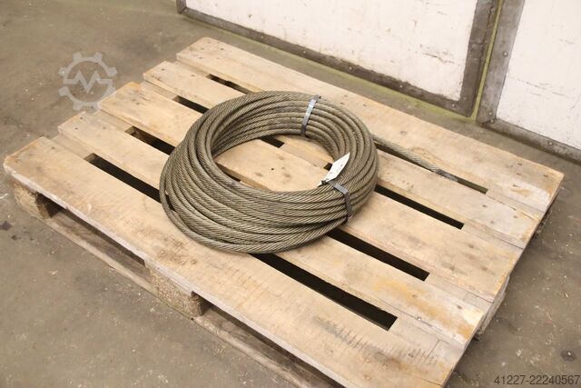 Kranwire Ø 14 mm, længde 46 m Stahl Drallarm