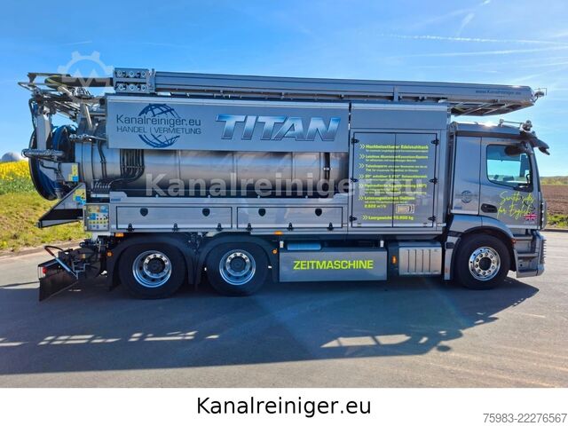 Vacuum tank truck MERCEDES-BENZ Actros 2546 L 6x2 BL Krüger Sauger SSP12-2 GAK
