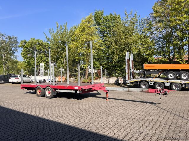 Rimorchio aperto Auwaerter X-LTL110  Tandempritsche, ausziehbar