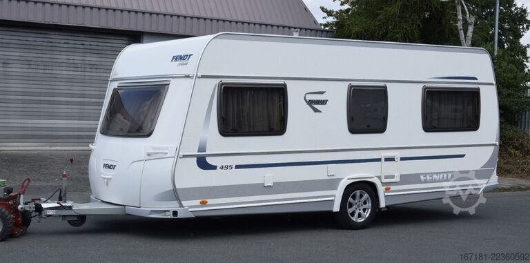 Caravan FENDT Diamant 495 TG mit Mover und Vorzelt