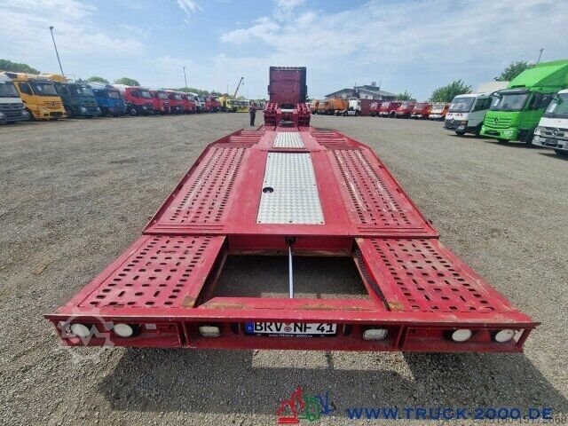 Semirreboque porta-carros Estepe 3 Achs LKW-Baumaschinen Tieflader
