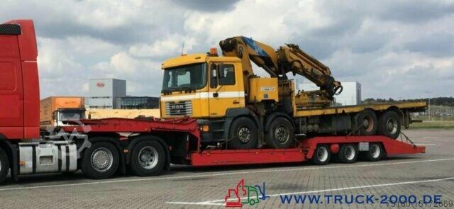Semirreboque porta-carros Estepe 3 Achs LKW-Baumaschinen Tieflader