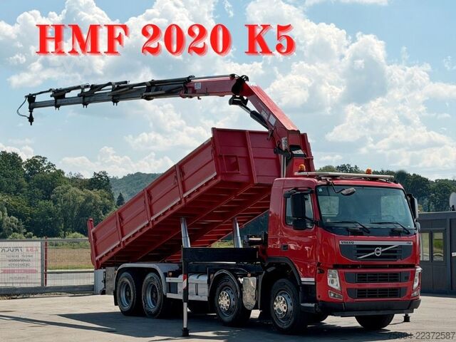 Gru montata su autocarro VOLVO FM 420 Kipper 6,40m *HMF 2020 K5/FUNK *8x4