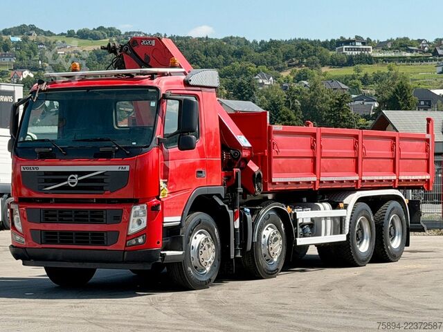 Gru montata su autocarro VOLVO FM 420 Kipper 6,40m *HMF 2020 K5/FUNK *8x4