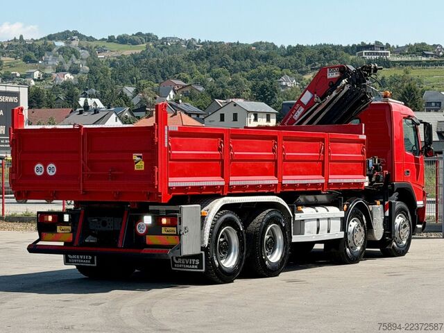 Gru montata su autocarro VOLVO FM 420 Kipper 6,40m *HMF 2020 K5/FUNK *8x4