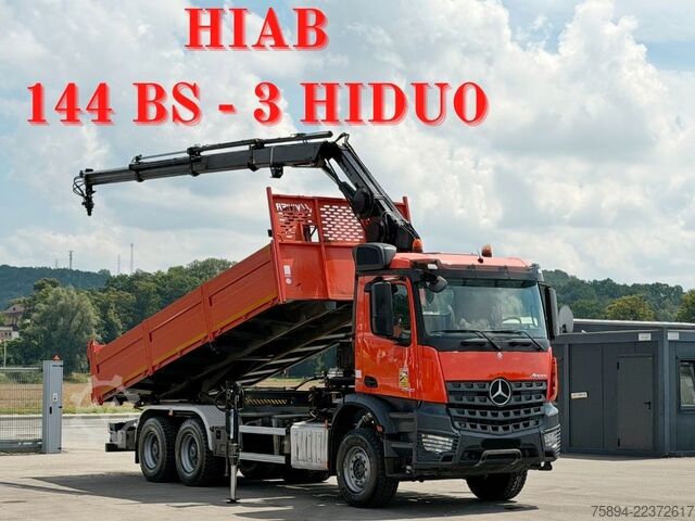 Auto-dizalica montirana na kamionu MERCEDES-BENZ AROCS 2640 *HIAB 144 BS - 3/FUNK  + * 6x4