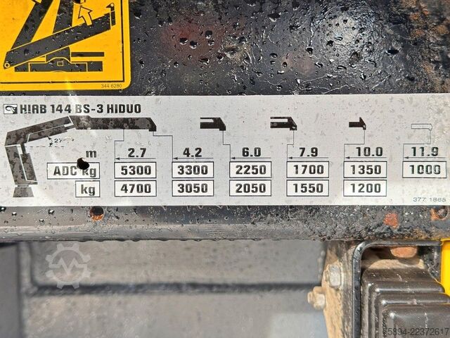 Auto-dizalica montirana na kamionu MERCEDES-BENZ AROCS 2640 *HIAB 144 BS - 3/FUNK  + * 6x4