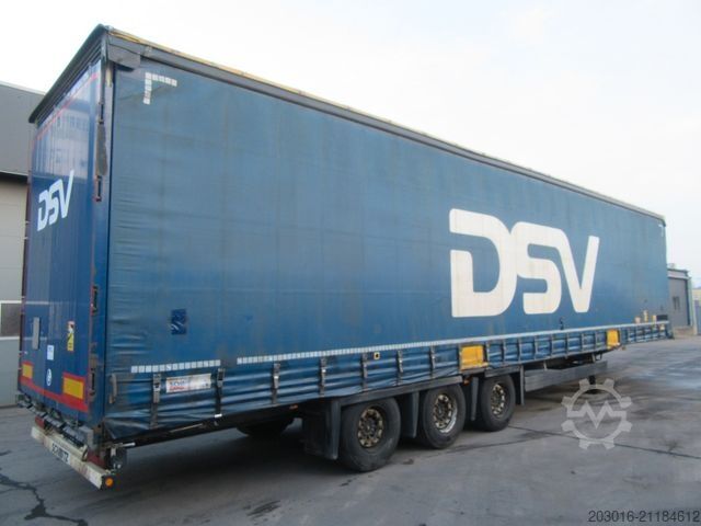 Otevřený návěs s plachtou SCHMITZ CARGOBULL Mega Varios Bremse 90% Reifen 60%