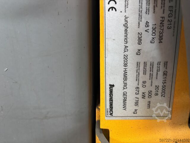 Elettrico – 3 ruote Jungheinrich EFG 213