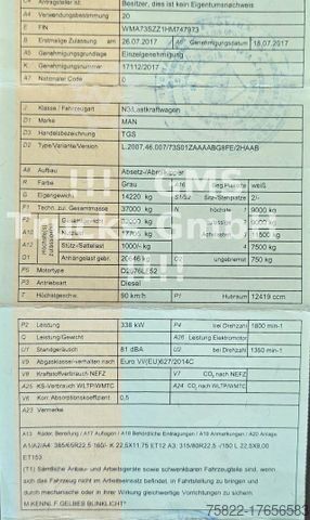 Abrollkipper MAN TGS 35.460 / M-Tec Silosteller / 8X4 / Manual