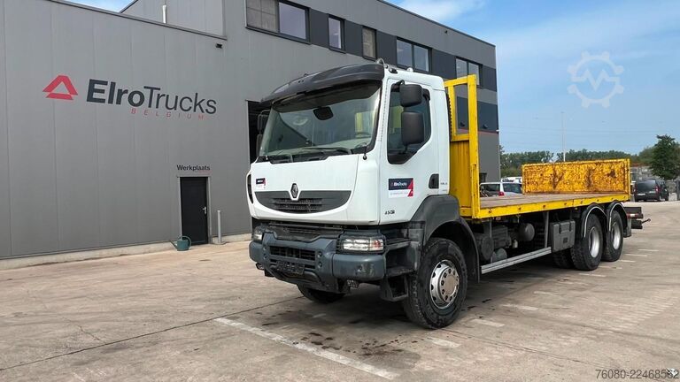 Platte bak Renault Kerax 450 DXI (BOITE MANUELLE / 6X4 / LAMES / R...