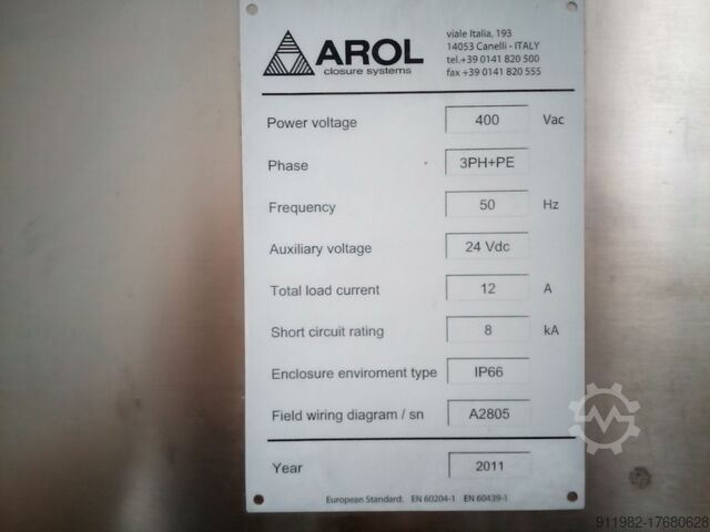 Precisieverpakkingsmachine Arol Capsuleuse