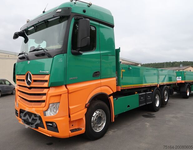 Driewegkiepwagen Mercedes-Benz Actros 2553 LL kompl Zug Kempf HK 18-P